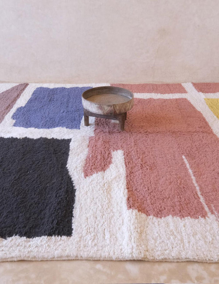 AFK Living vloerkleed Berber - handgemaakt - Wol - 246 x 348 cm