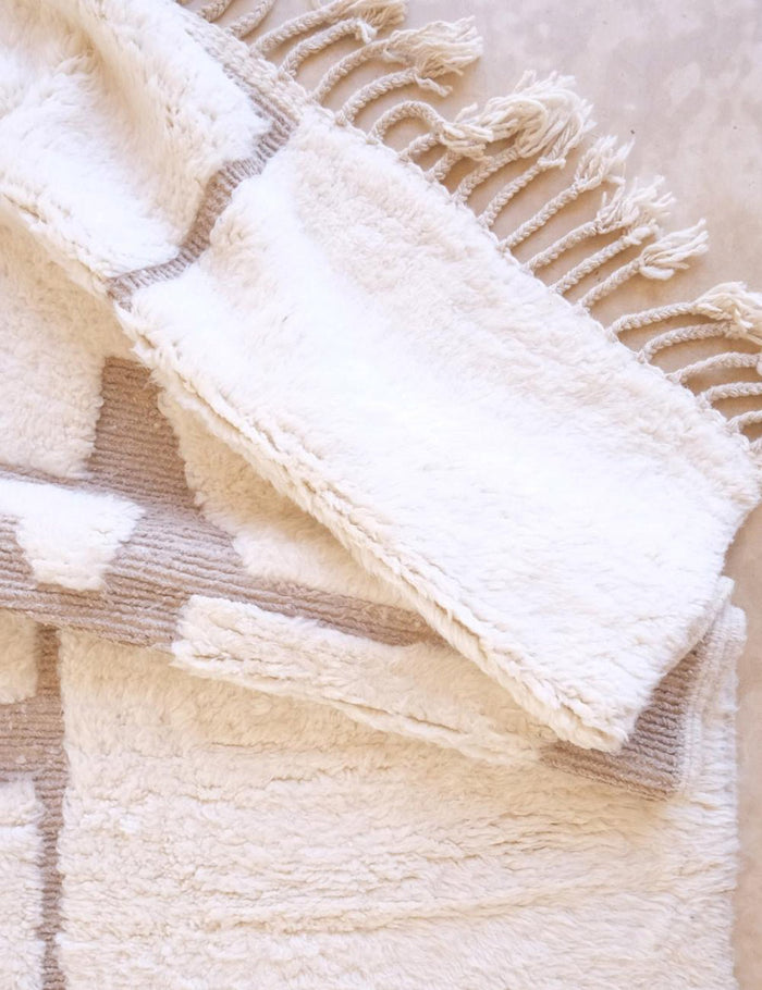 AFK Living vloerkleed Berber - handgemaakt - Wol - 206 x 300 cm