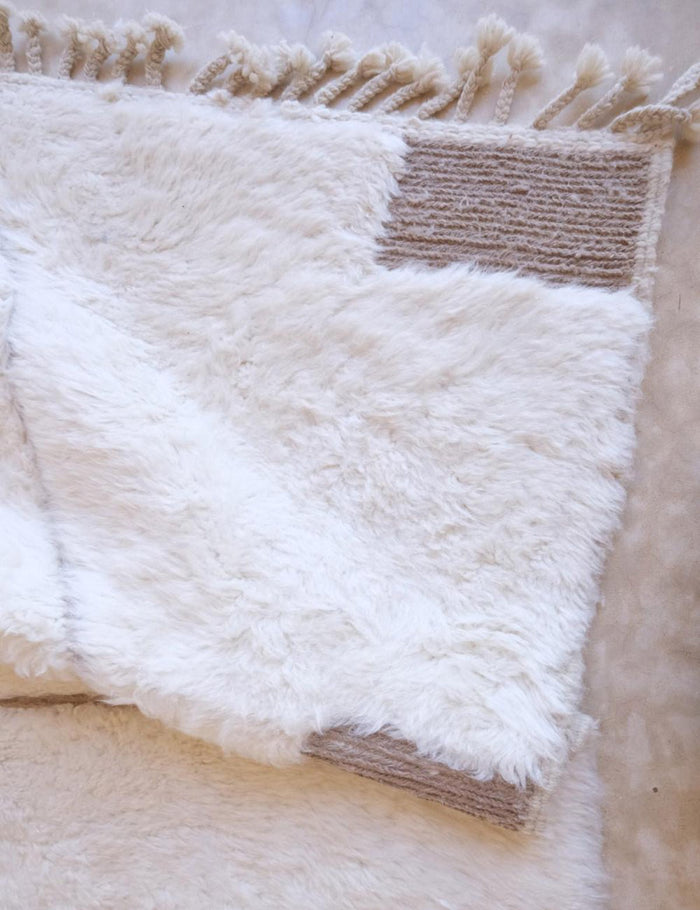 AFK Living vloerkleed Berber - handgemaakt - Wol - 208 x 292 cm