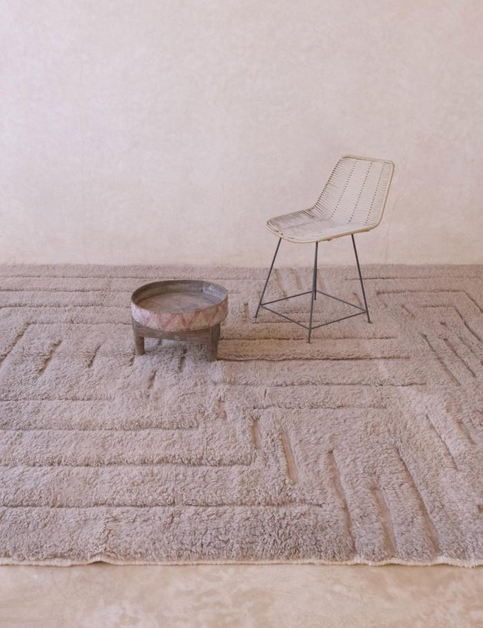 AFK Living vloerkleed Berber - handgemaakt - Wol - 242 x 342 cm