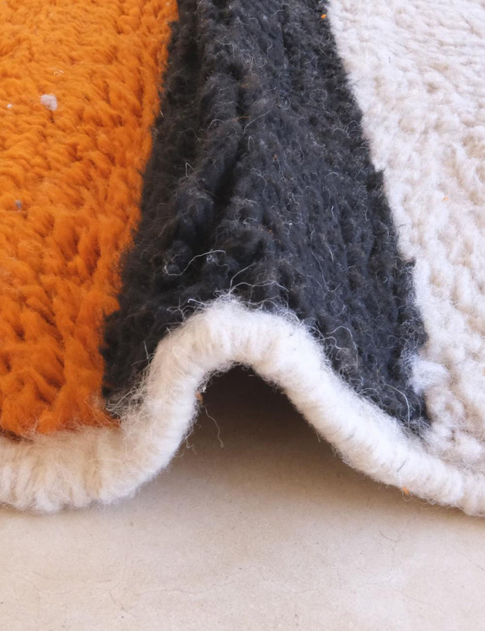 AFK Living vloerkleed Berber - handgemaakt - Wol - 220 x 269 cm