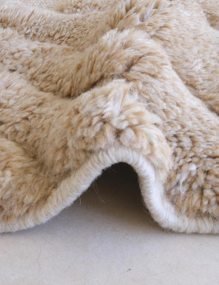 AFK Living vloerkleed Berber - handgemaakt - Wol - 203 x 323 cm