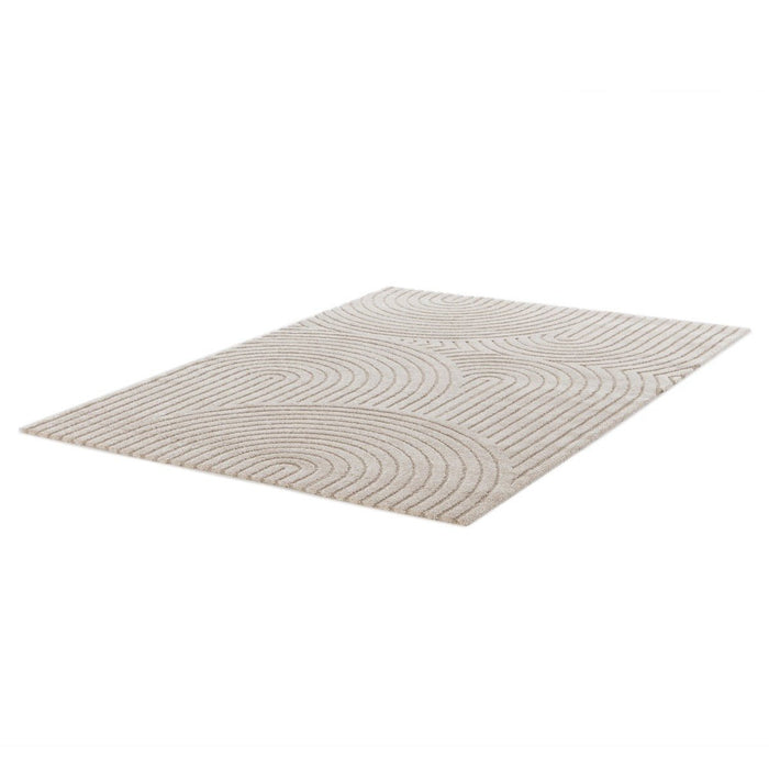 AFK Living vloerkleed Groove - reliëfeffect - beige