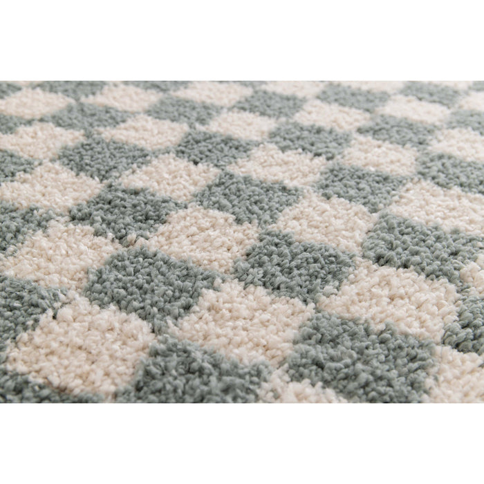 AFK Living vloerkleed Checkers - zeer zacht - groen
