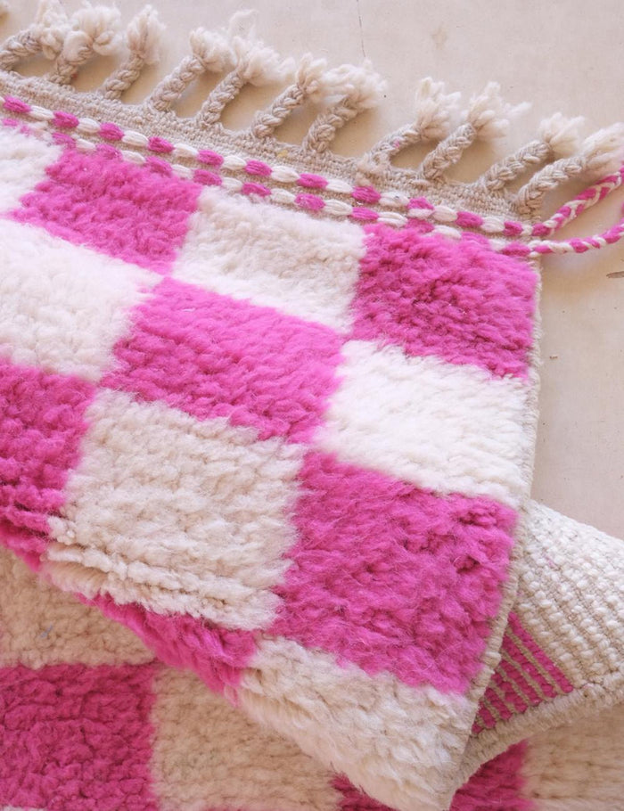 AFK Living vloerkleed Berber - handgemaakt - Wol - 176 x 208 cm