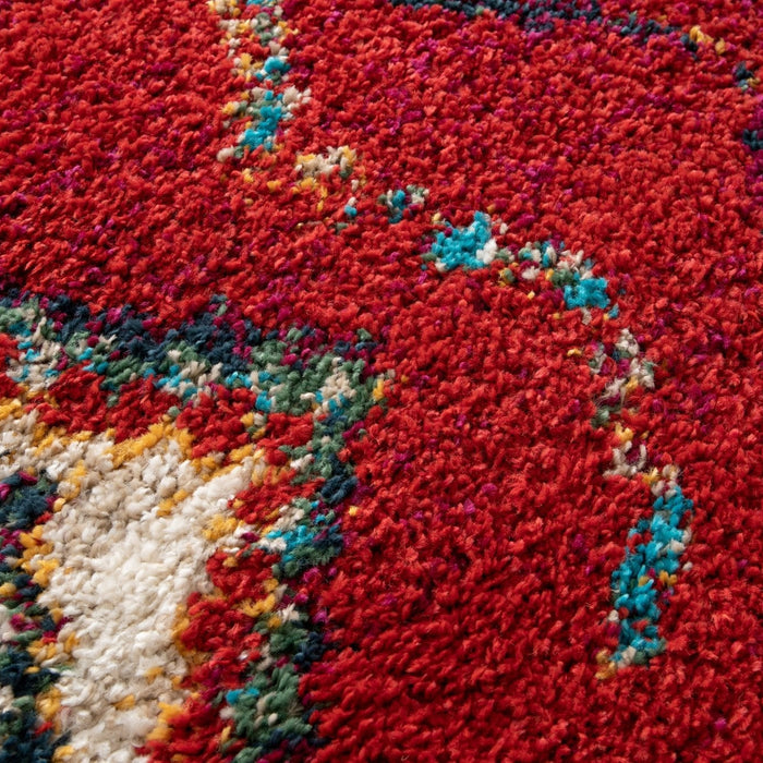 AFK Living vloerkleed Native - shaggy - rood