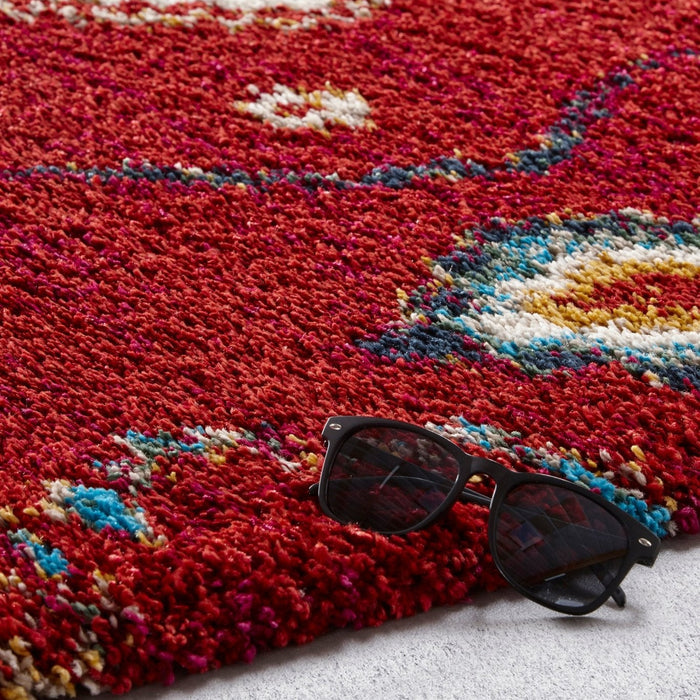 AFK Living vloerkleed Native - shaggy - rood