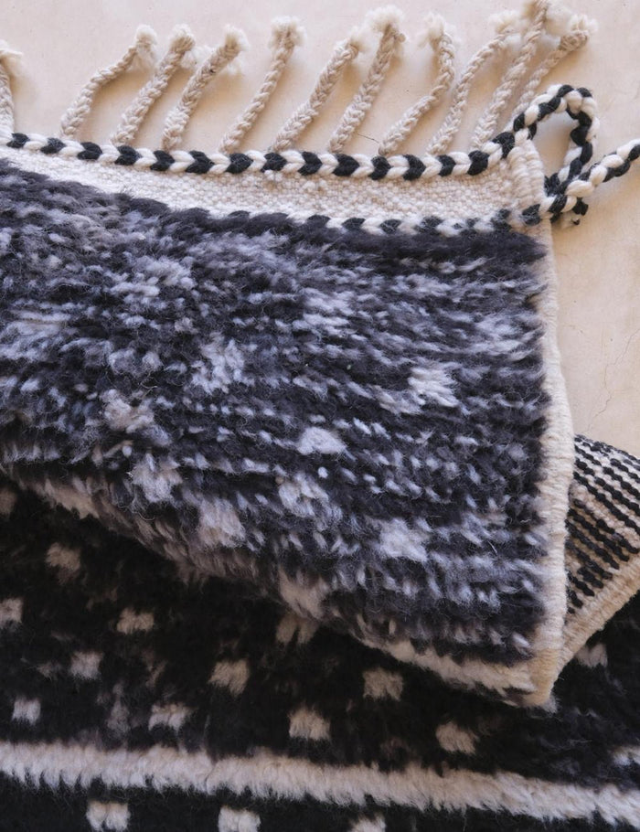 AFK Living vloerkleed Berber - handgemaakt - Wol - 191 x 211 cm