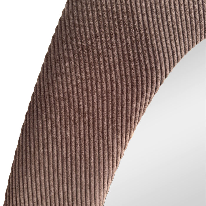 by fonQ Flou Spiegel - Corduroy - Donkerbruin