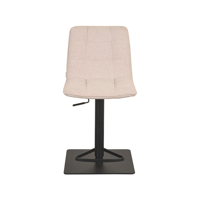 LABEL51 - Barkruk Juul - Naturel Boucle - Zwart Metaal