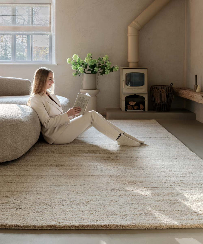 Nordic Weavers Berber vloerkleed - Nomad beige - 300x400 cm