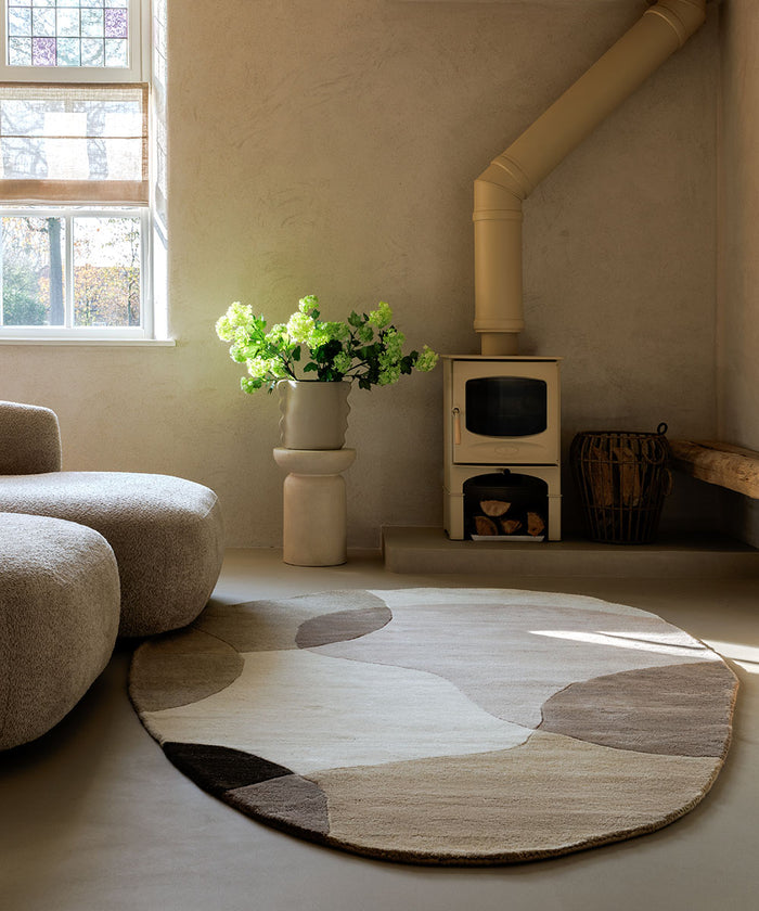 Nordic Weavers Organisch wollen vloerkleed - Dune beige - 160x230 cm