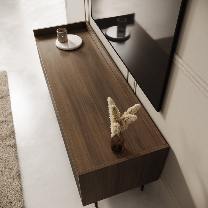 Meubella - Asty - TV-Meubel - Donker eiken - 121 cm