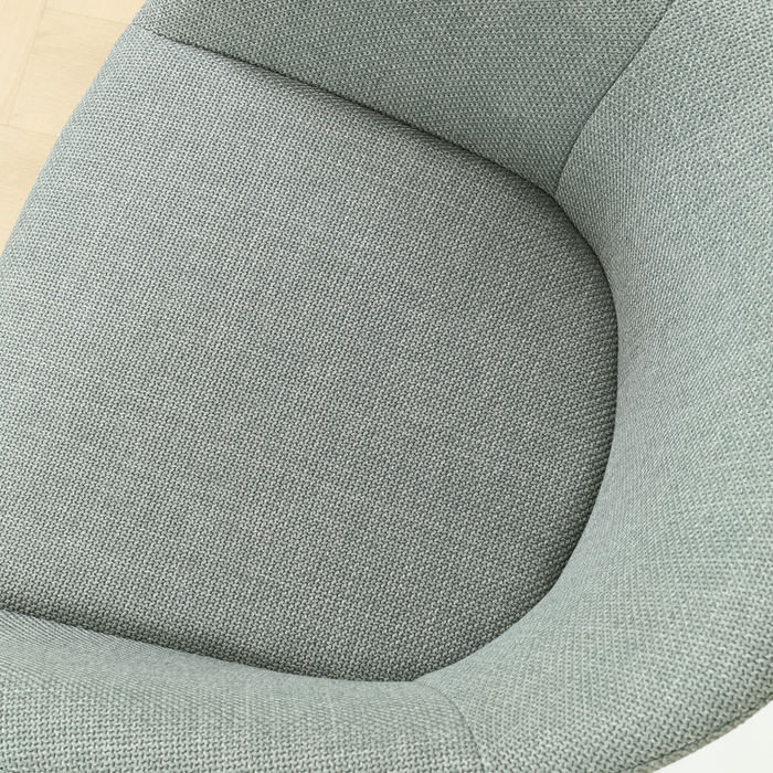 Nolon Nena-Otis Eetkamerstoel Saliegroen - met Armleuning - Walnoot