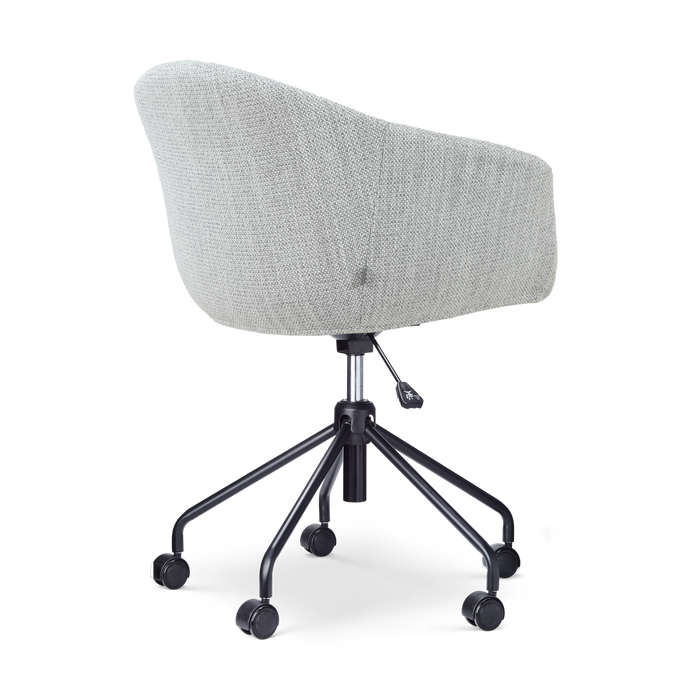 Nolon Nout-Otis bureaustoel grijs melange - zwart onderstel