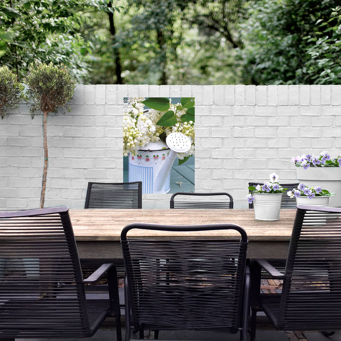 Art for the Home | Tuinposter - Gieter met Bloemen - 70x50 cm