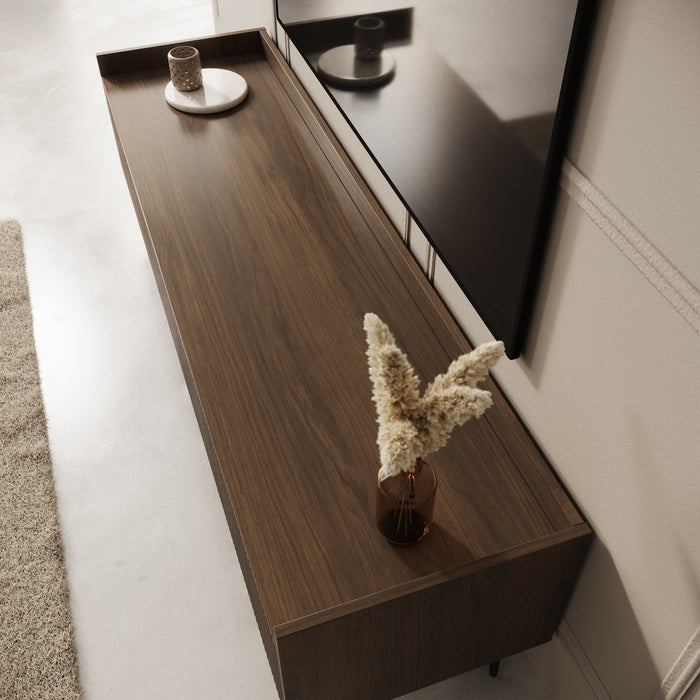 Meubella - Asty - TV-Meubel - Donker eiken - 150 cm