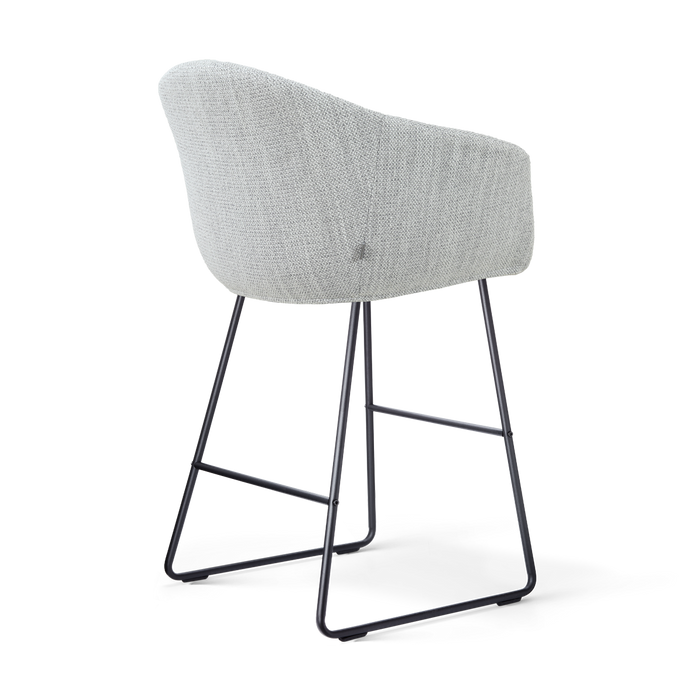 Nolon Nino-Otis barkruk grijs melange - zwart onderstel - 65 cm