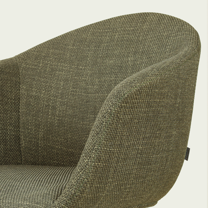 Nolon Nino-Otis barkruk forestgroen - zwart onderstel - 65 cm