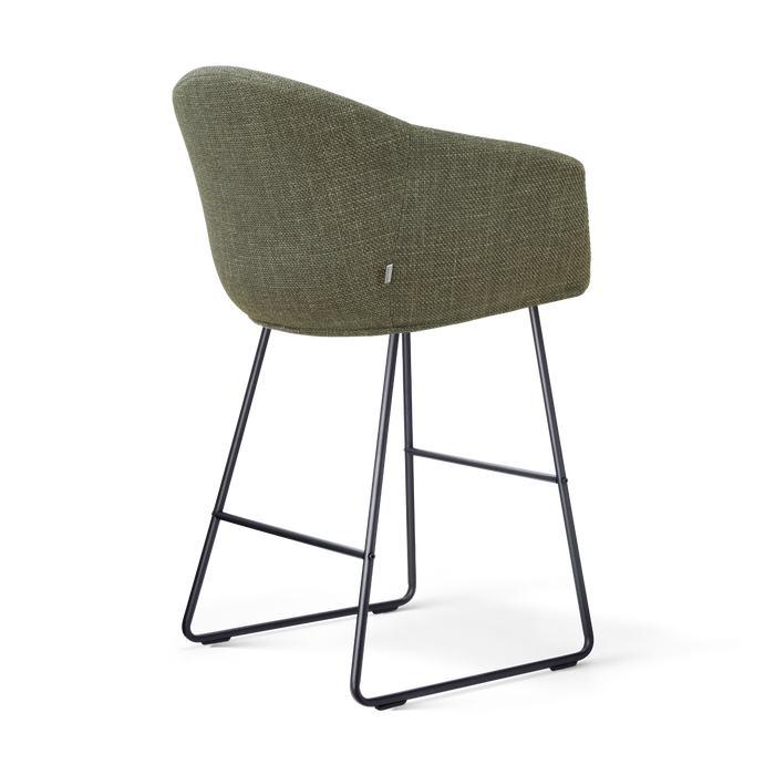 Nolon Nino-Otis barkruk forestgroen - zwart onderstel - 65 cm