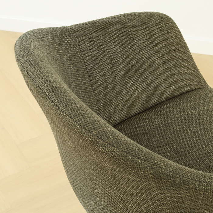 Nolon Nino-Otis barkruk forestgroen - zwart onderstel - 65 cm