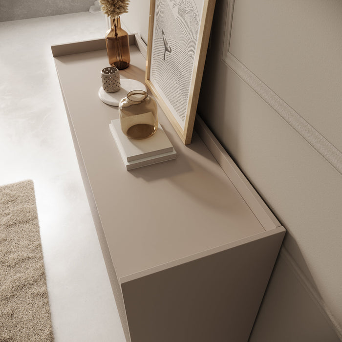 Meubella - Asty - Dressoir - Beige - 126x41x92 cm