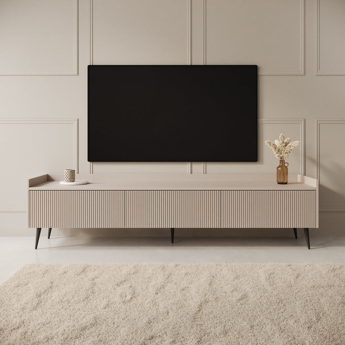 Meubella - Asty - TV-Meubel - Beige - 180 cm