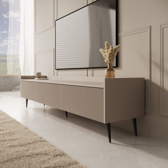 Meubella - Asty - TV-Meubel - Beige - 180 cm