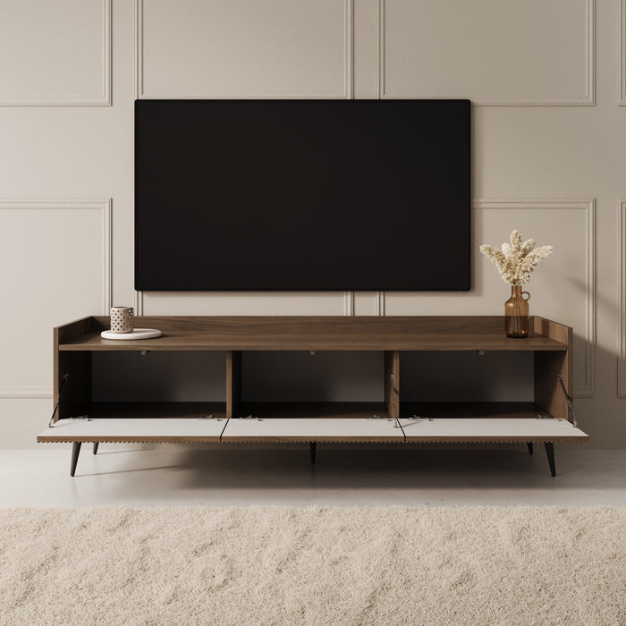 Meubella - Asty - TV-Meubel - Donker eiken - 150 cm