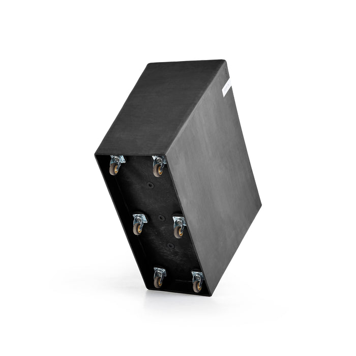 Ecopots Paris Bloempot Met Wielen B 85 x D 40 cm - Donkergrijs