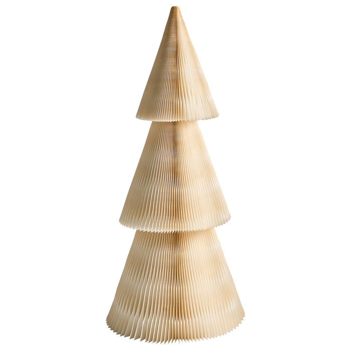 Beliani - VEFSNA - Set van 2 kerstfiguren - Beige - Papier