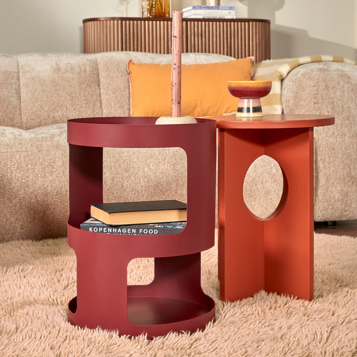 by fonQ Fuzz Vloerkleed Ø 150 cm - Roze