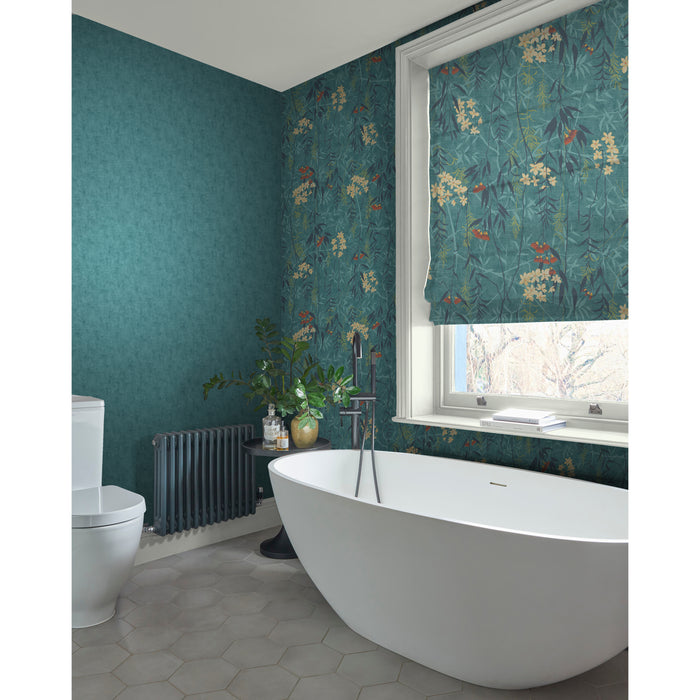 Graham & Brown Vliesbehang - Organdy Silk Teal