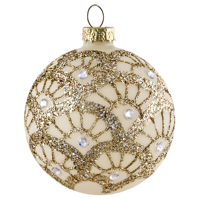 Beliani - FLICKER - Set van 70 kerstballen - Goud - Glas