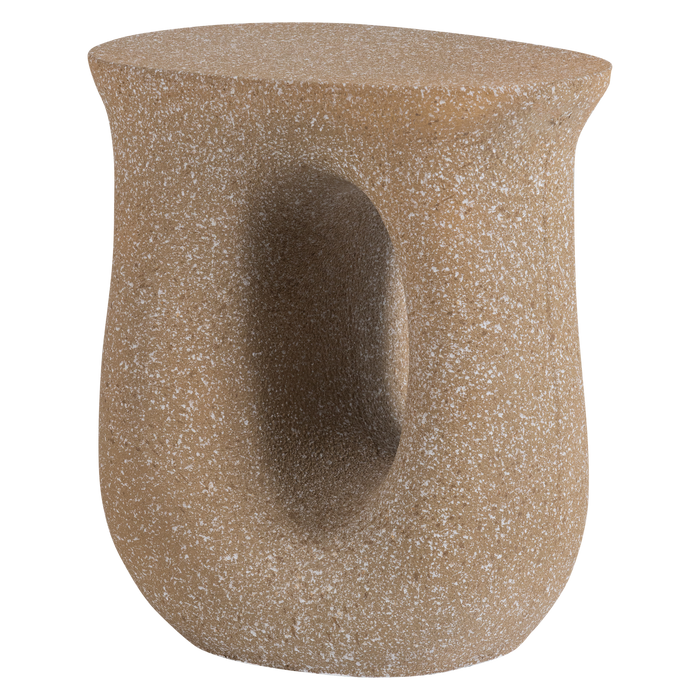 WOOOD Mason Bijzettafel Met Spikkels - Magnesium - Groen - 45x42x33