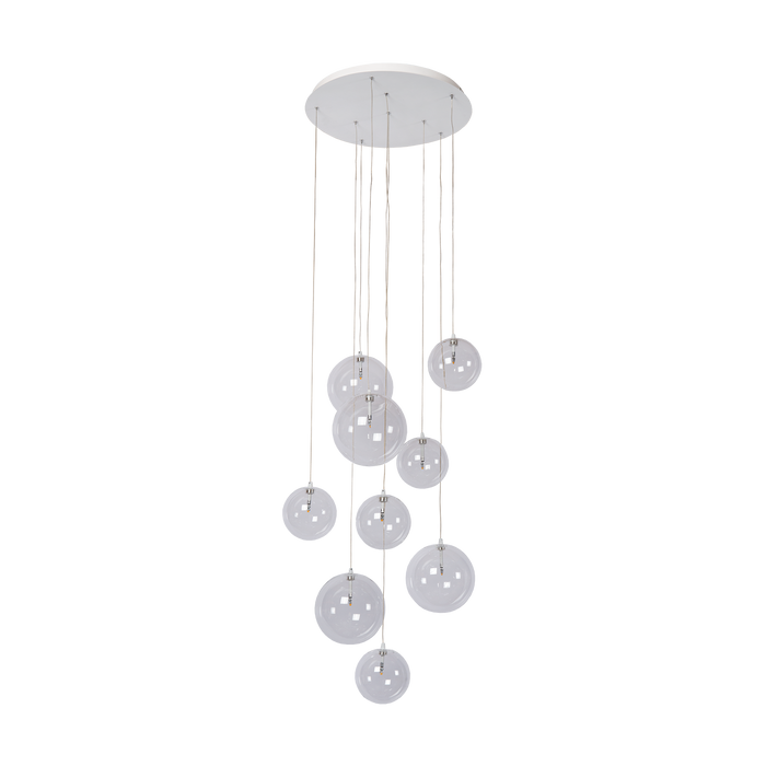 Atmooz Hanglamp Woonkamer Zwart Camau 9 White