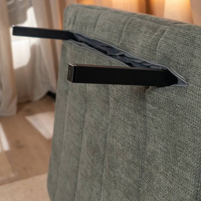 Bronx71 Slaapfauteuil Hanna gerecyclede stof groen