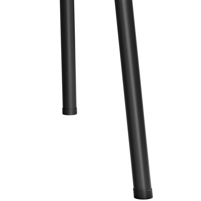 tectake® Stoel Scandi gestoffeerd, bouclé stof - Set van 6