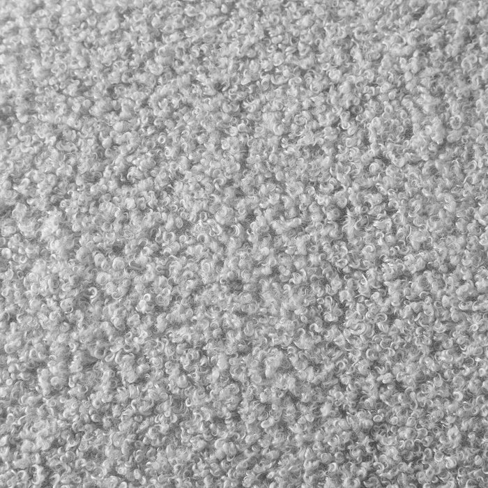 tectake® Stoel Scandi gestoffeerd, bouclé stof - Set van 2