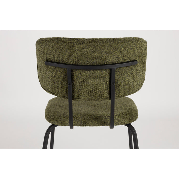 Housecraft Living Jaze Eetkamerstoelen Groen - Set van 2