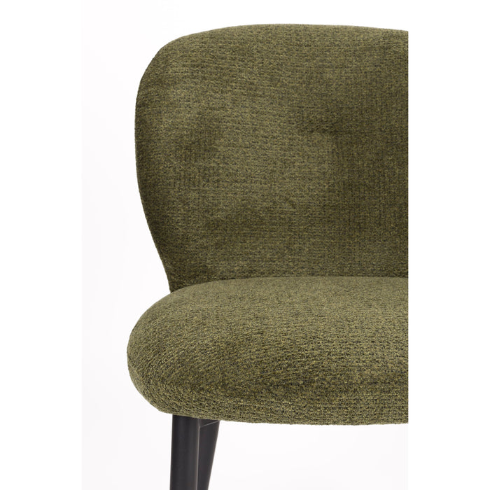 Housecraft Living Alaz Eetkamerstoelen Groen - Set van 2