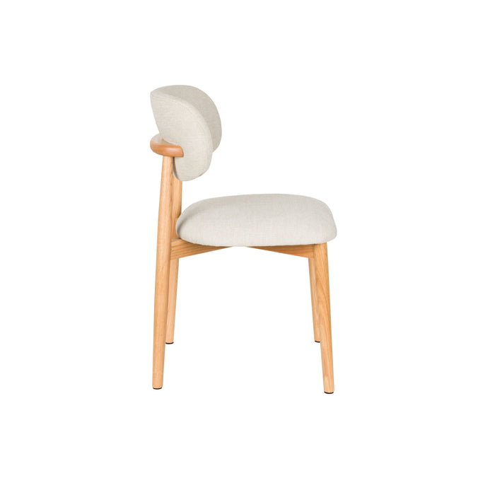 Housecraft Living Elle Eetkamerstoelen Beige - Set van 2