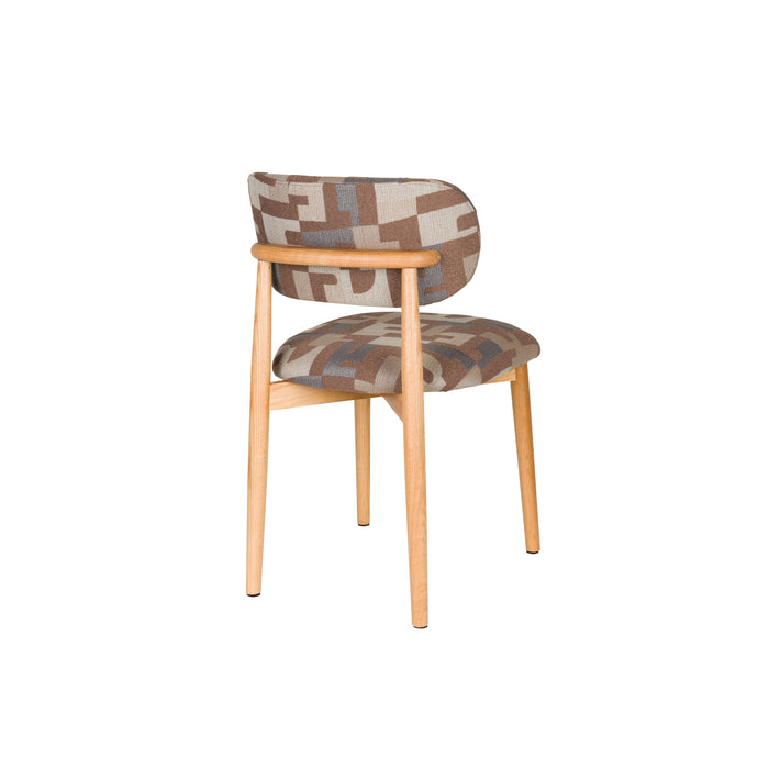 Housecraft Living Elle Eetkamerstoelen Bruin - Set van 2
