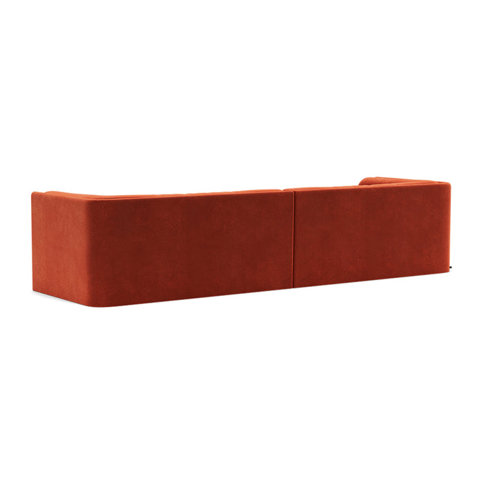 FÉST Bolster Hoekbank met Chaise Longue - Royal / Saffron