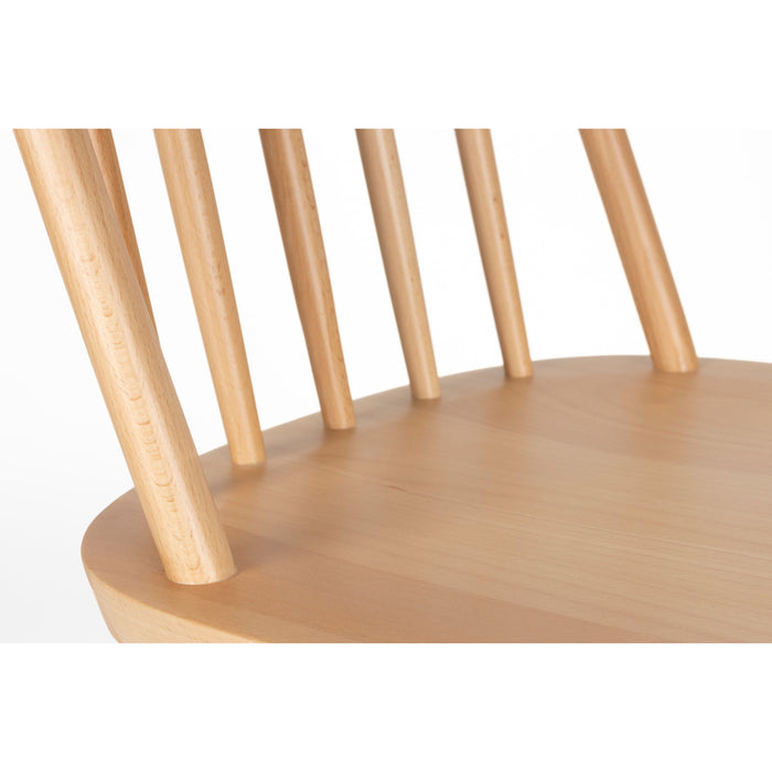 Housecraft Living Guez Eetkamerstoelen Hout Naturel - Set van 2