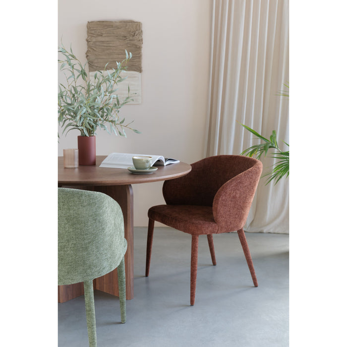 Housecraft Living Tamsin Eetkamerstoelen Oranje - Set van 2