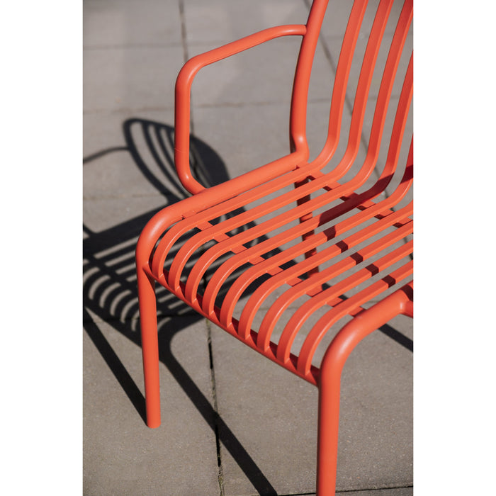 Housecraft Living Mante Tuinstoelen Terra| Rood - Set van 4