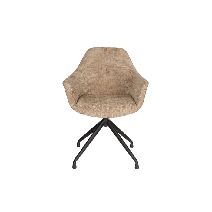 Housecraft Living Wiz Eetkamerstoelen Draaibaar Bruin - Set van 2