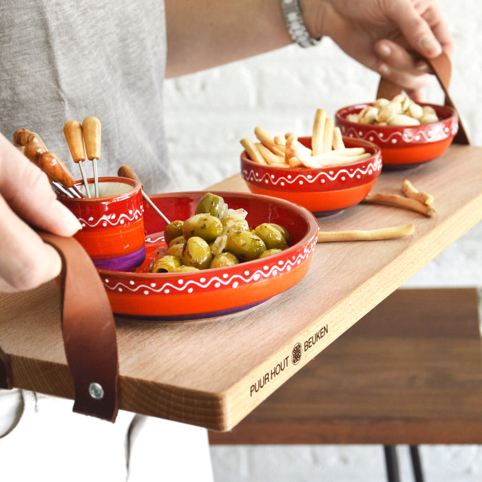 Bowls and Dishes Puur Hout Serveerplank 49 x 19,5 cm