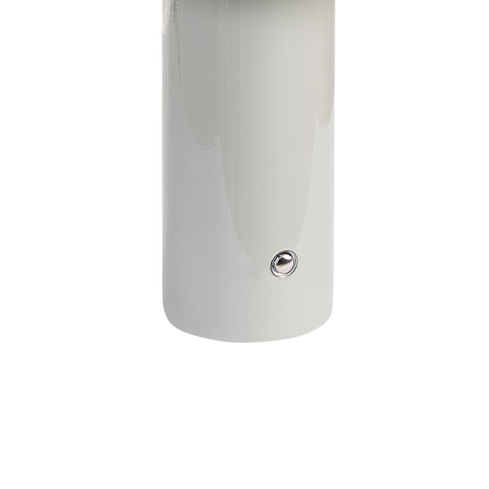 Beliani - BESOS - Tafellamp - Grijs - IJzer